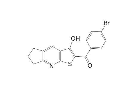 5H-Cyclopenta[b]thieno[3,2-E]pyridin-3-ol, 6,7-dihydro-2-(4-bromobenzoyl)-