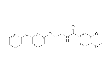 benzamide, 3,4-dimethoxy-N-[2-(3-phenoxyphenoxy)ethyl]-