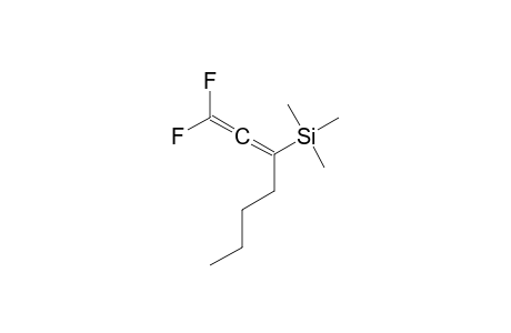 1,1-DIFLUORO-3-TRIMETHYLSILYLHEPTA-1,2-DIENE