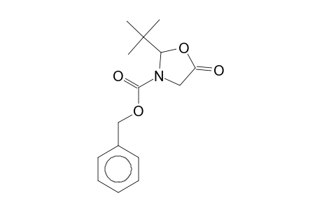 2-t-Butyl-5-oxo-oxazolidine-3-carboxylic acid, benzyl ester