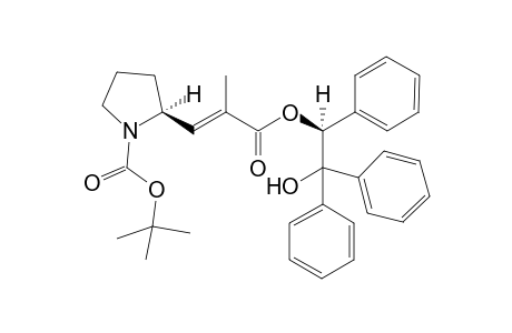 [2S-[2R*(R*)]]-1-[1,1-Dimethylethoxycarbonyl]-.alpha.-methyl-2-pyrrolidine-2-propenoic Acid 2-Hydroxy-1,2,2-triphenylethyl Ester