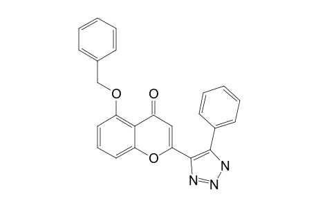 5-(4)-(5-BENZYLOXY-2-CHROMONYL)-4-(5)-PHENYL-1,2,3-TRIAZOLE