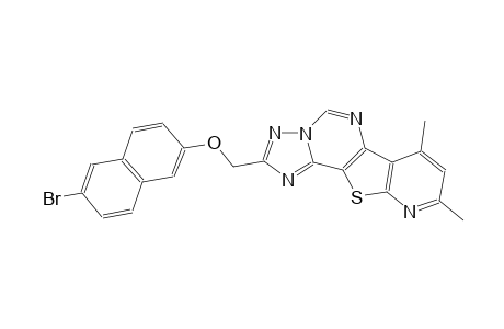 2-{[(6-bromo-2-naphthyl)oxy]methyl}-7,9-dimethylpyrido[3',2':4,5]thieno[2,3-e][1,2,4]triazolo[1,5-c]pyrimidine