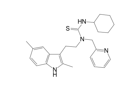 Thiourea, N'-cyclohexyl-N-[2-(2,5-dimethyl-1H-indol-3-yl)ethyl]-N-(2-pyridinylmethyl)-