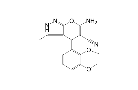 pyrano[2,3-c]pyrazole-5-carbonitrile, 6-amino-4-(2,3-dimethoxyphenyl)-2,4-dihydro-3-methyl-