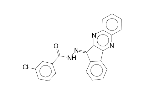 3-Chloranyl-N-[(E)-indeno[1,2-b]quinoxalin-11-ylideneamino]benzamide