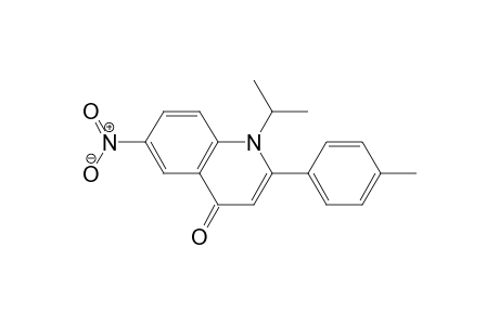 1-Iso-propyl-6-nitro-2-p-tolyl-4-quinolone