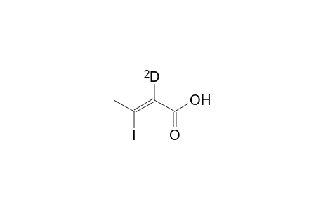 (E)-3-Iodo[2-2H]but-2-enoic acid