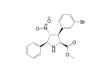 (2S,3S,4R,5S)-Methyl 3-(3-bromophenyl)-4-nitro-5-phenylpyrrolidine-2-carboxylate