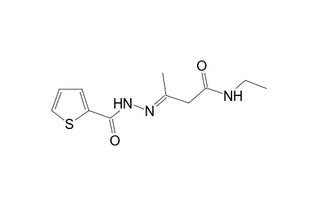 N-Ethyl-3-[(thiophene-2-carbonyl)-hydrazono]-butyramide
