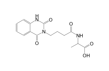 alanine, N-[4-(1,4-dihydro-2,4-dioxo-3(2H)-quinazolinyl)-1-oxobutyl]-