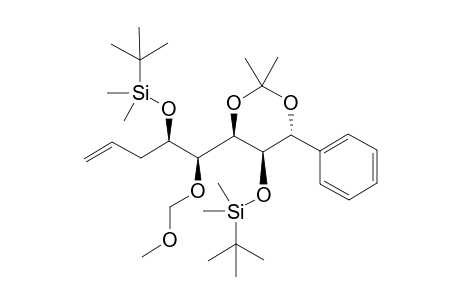 tert-Butyl-[(1R)-1-[(R)-[(4R,5R,6R)-5-[tert-butyl(dimethyl)silyl]oxy-2,2-dimethyl-6-phenyl-1,3-dioxan-4-yl]-(methoxymethoxy)methyl]but-3-enoxy]-dimethyl-silane