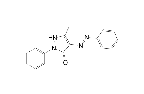 5-Methyl-2-phenyl-4-[(E)-phenyldiazenyl]-1,2-dihydro-3H-pyrazol-3-one