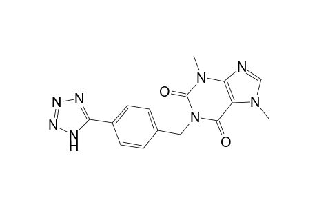 3,7-Dimethyl-1-[4-(2H-tetrazol-5-yl)benzyl]xanthine