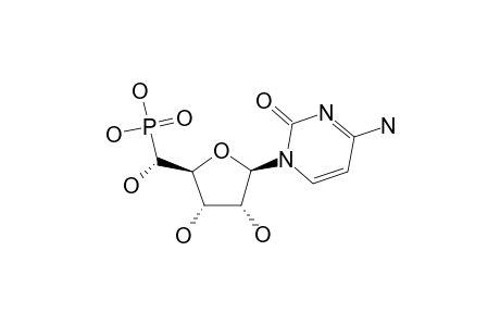 [(R)-[(2S,3S,4R,5R)-5-(4-amino-2-keto-pyrimidin-1-yl)-3,4-dihydroxy-tetrahydrofuran-2-yl]-hydroxy-methyl]phosphonic acid