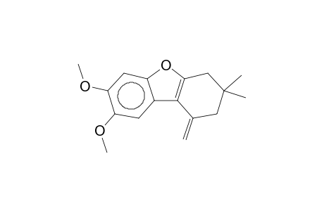 7,8-Dimethoxy-3,3-dimethyl-1-methylene-1,2,3,4-tetrahydrodibenzofuran