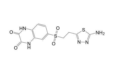 2,3-quinoxalinedione, 6-[[2-(5-amino-1,3,4-thiadiazol-2-yl)ethyl]sulfonyl]-1,4-dihydro-
