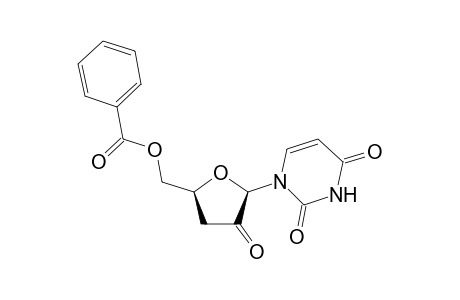 5'-O-Benzoyl-3'-deoxy-2'-keto-.alpha.-uridine