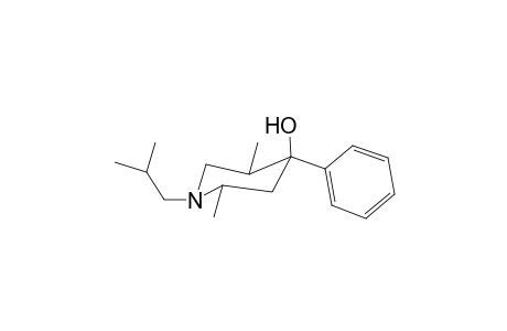 1-Isobutyl-2,5-dimethyl-4-phenyl-piperidin-4-ol