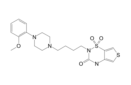 2-[4-[1-[4-(2-METHOXYPHENYL)-PIPERAZINYL]]-BUTYL]-2H-THIENO-[3,4-E]-[1,2,4]-THIADIAZIN-3(4H)-ONE-1,1-DIOXIDE