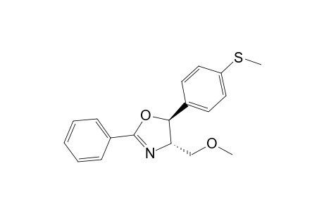 (4S,5S)-4-(methoxymethyl)-5-(4-methylsulfanylphenyl)-2-phenyl-4,5-dihydrooxazole