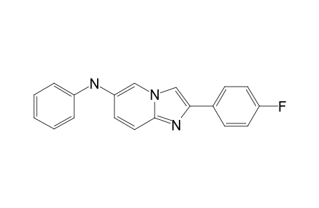 6-(N-ANILINO)-2-(4-FLUOROPHENYL)-IMIDAZO-[1,2-A]-PYRIDINE