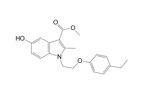 1-[2-(4-Ethyl-phenoxy)-ethyl]-5-hydroxy-2-methyl-1H-indole-3-carboxylic acid methyl ester