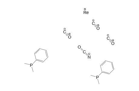 Rhenium, tricarbonylbis(dimethylphenylphosphine)(isocyanato)-, stereoisomer