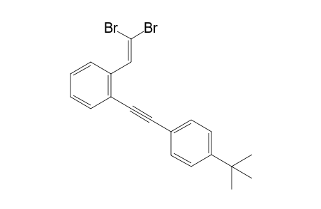 1-((4-(tert-butyl)phenyl)ethynyl)-2-(2,2-dibromovinyl)benzene