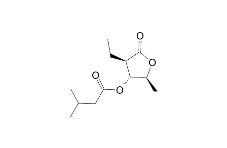(2S,3R,4R)-4-Ethyl-2-methyl-5-oxotetrahydrofuran-3-yl 3-methylbutanoate