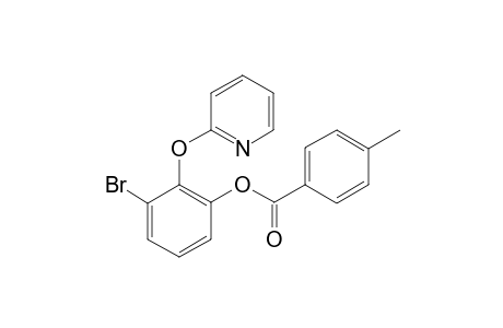 3-Bromo-2-(pyridin-2-yloxy)phenyl 4-methylbenzoate