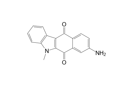 5H-Benzo[b]carbazole-6,11-dione, 8-amino-5-methyl-