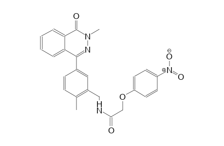 N-[2-methyl-5-(3-methyl-4-oxo-3,4-dihydro-1-phthalazinyl)benzyl]-2-(4-nitrophenoxy)acetamide