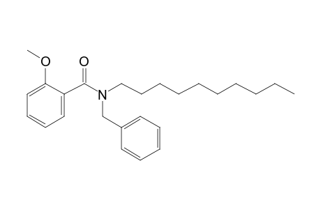 Benzamide, 2-methoxy-N-benzyl-N-decyl-