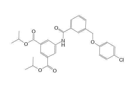 diisopropyl 5-({3-[(4-chlorophenoxy)methyl]benzoyl}amino)isophthalate
