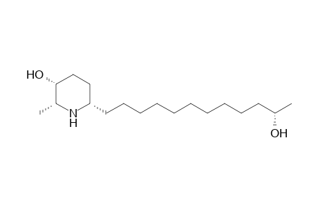(2R,3R,6S,11'S)-6-(11'-Hydroxydodecyl)-2-methylpiperidine-3-ol