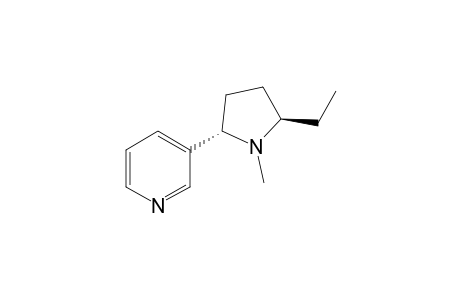 3-[(2S,5R)-5-ethyl-1-methylpyrrolidin-2-yl]pyridine