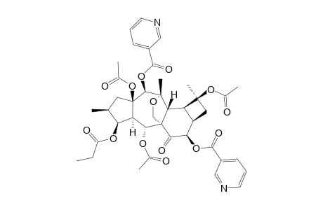 3-O-PROPIONYL-5,10,15-TRI-O-ACETYL-8,14-DI-O-NICOTINOYL-CYClOMYRSINOL