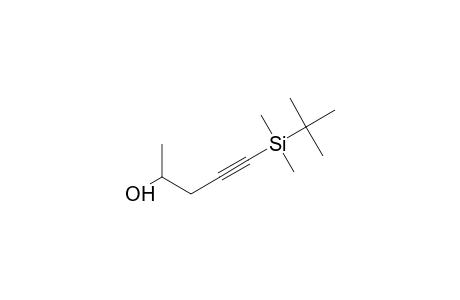 1-Pentyn-4-ol, 1-(tert-butyldimethylsilyl)-