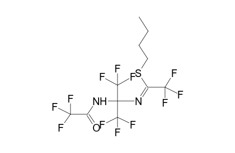 2-PERFLUROACETYLAMINO-2-(1-BUTYLTHIOTRIFLUOROETHYLIDENEAMINO)HEXAFLUOROPROPANE