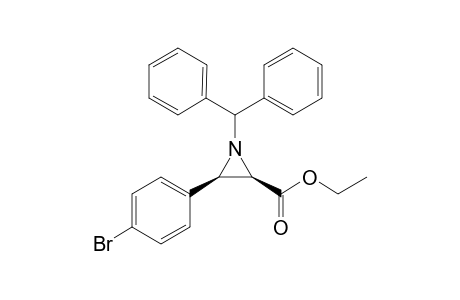 (2R,3R)-1-Benzhydryl-3-(4-bromo-phenyl)-aziridine-2-carboxylic acid ethyl ester