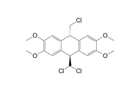 9-(chloromethyl)-10-(dichloromethyl)-2,3,6,7-tetramethoxy-9,10-dihydroanthracene