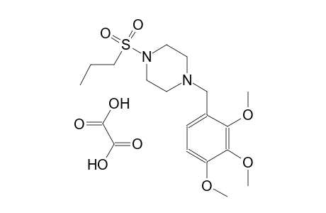 1-(propylsulfonyl)-4-(2,3,4-trimethoxybenzyl)piperazine oxalate