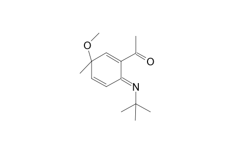 1-(N-tert-Butyl)imino-2-acetyl-4-methylquinone methyl ether