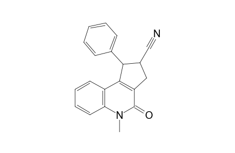 5-Methyl-4-oxo-1-phenyl-2,3,4,5-tetrahydro-1H-cyclopenta[c]quinoline-2-carbonitrile
