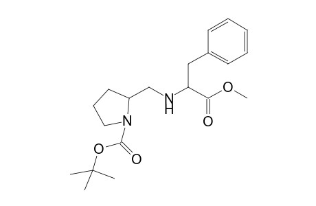 N-{[1'-(t-Butoxycarbonyl)-2'-pyrrolidinyl] - methyl-L-phenylalanine - methyl ester