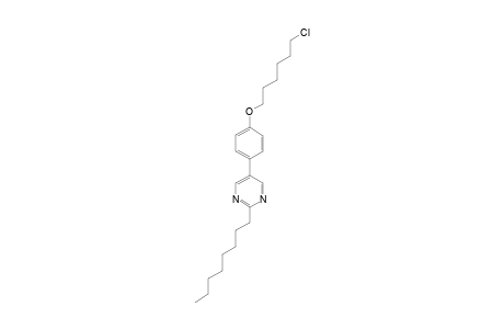5-[4-(6-CHLOROHEXYLOXY)-PHENYL]-2-OCTYLPYRIMIDINE