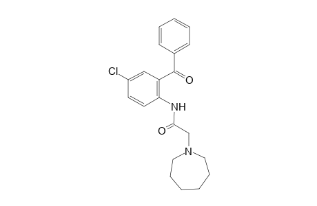 2-(1-Azepanyl)-N-(2-benzoyl-4-chlorophenyl)acetamide