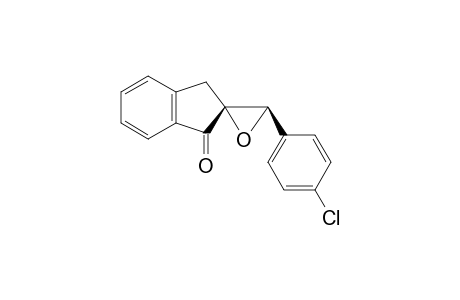 (2R,3'R)-3'-(4-chlorophenyl)spiro[3H-indene-2,2'-oxirane]-1-one