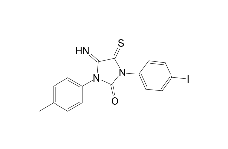 4-Imino-1-(4-iodophenyl)-5-thioxo-3-p-tolylimidazolidin-2-one